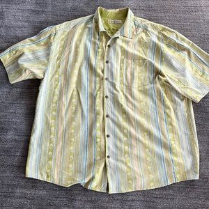 Tommy Bahama mens Big and Tall casual button down shirt